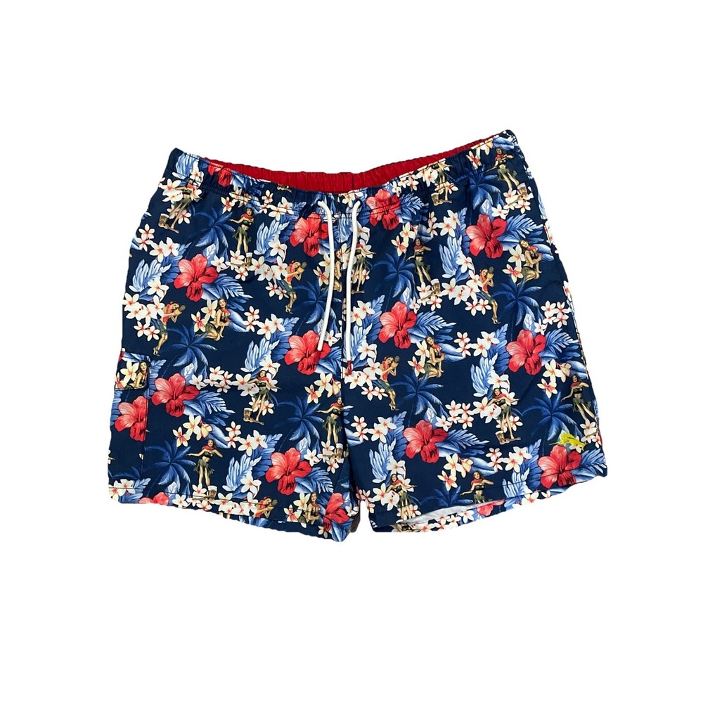 Tommy Bahama Swim Trunks Mens XXL Rare‎ Luau Hoola Girl Shorts 36"-44"x6"